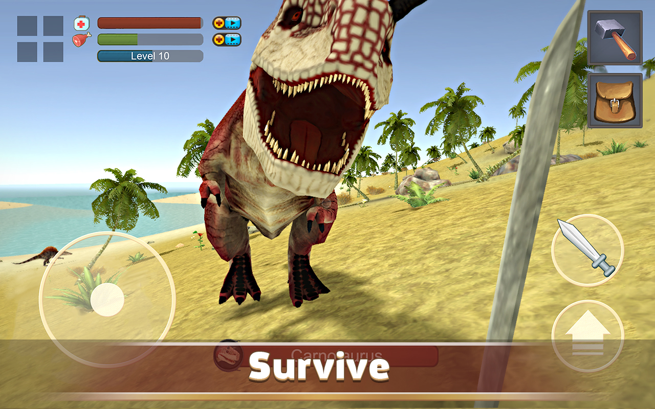 dinosaur hunter survival game